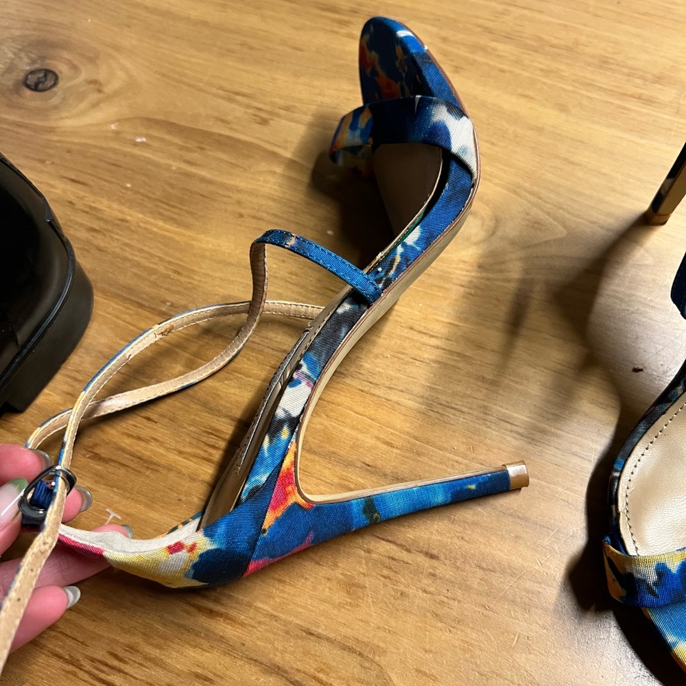 Steve Madden Women's Colorful Strappy Heels - Picture 4 of 6